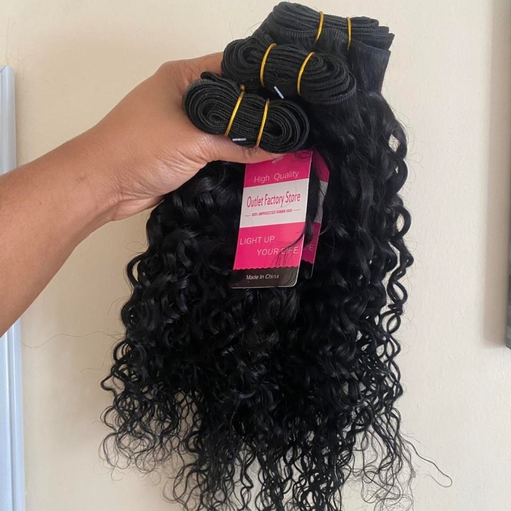Natural Black Deep Wave Hair Extensions - Picture 2 of 2